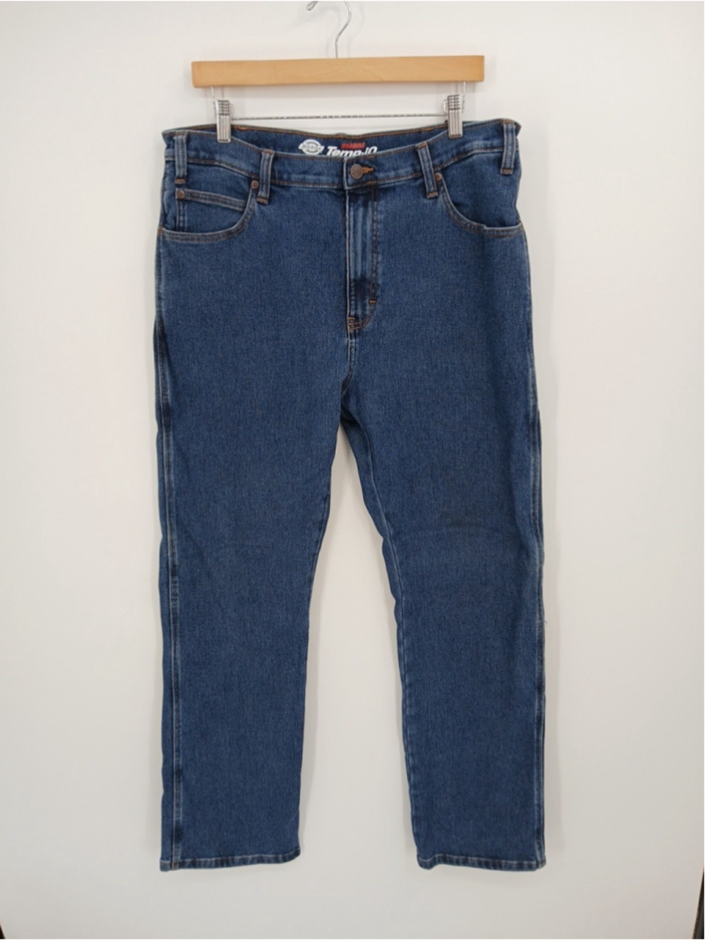 Dickies Temp Iq Men's Work Blue Jeans 36x32